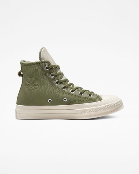 Women's Converse Chuck 70 Counter Climate High Top Shoes Olive | AU 35148G